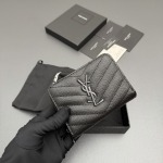 2026年1月12日新作高品質Saint Laurent財布w12×h10×d3cm     /GQ工場