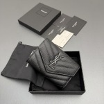 2026年1月12日新作 高品質Saint Laurent財布w13.5×h9.5×d3cm     /GQ工場