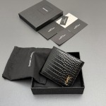 2026年1月12日新作高品質Saint Laurent財布w11×h9.5×d2.5cm     /GQ工場