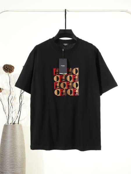 2026年1月14日新作Fendi半袖 tシャツ高品質人気商...