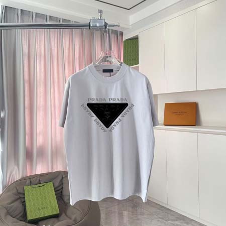 2026年1月22日新作Prada半袖 tシャツ高品質人気商...