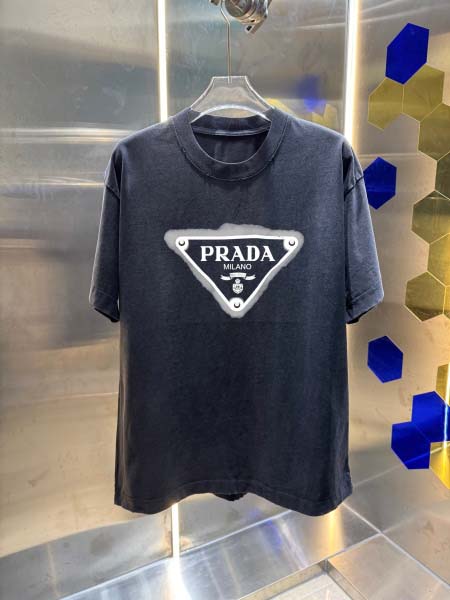 2026年1月22日新作Prada半袖 tシャツ高品質人気商...
