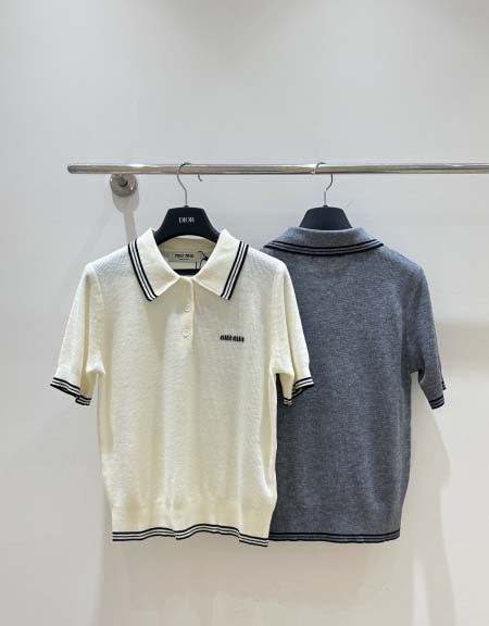 2026年2月26日入荷早春新作MIUMIU半袖 tシャツファッション/誕生日プレゼント/贈り物 can工場