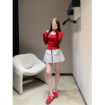 2026年2月26日入荷早春新作MIUMIUハーフスカートファッション/誕生日プレゼント/贈り物 can工場