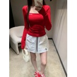 2026年2月26日入荷早春新作MIUMIUハーフスカートファッション/誕生日プレゼント/贈り物 can工場