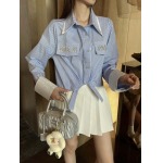 2026年2月26日入荷早春新作 miumiuシャツファッション/誕生日プレゼント/贈り物 can工場