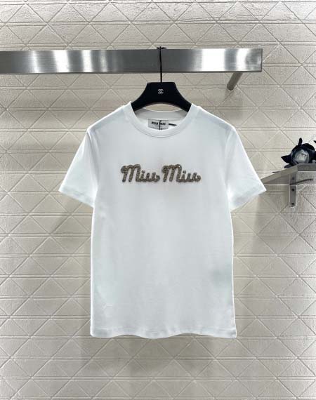 2026年2月26日入荷早春新作 miumiu半袖 tシャツ...
