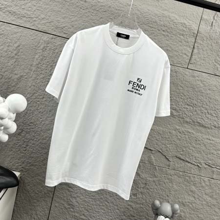 2026年3月17日新作Fendi半袖 tシャツ人気商品/誕生日プレゼント/FF工場