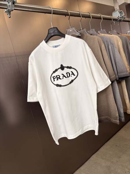 2026年3月17日新作PRADA半袖 tシャツ人気商品/誕生日プレゼント/FF工場