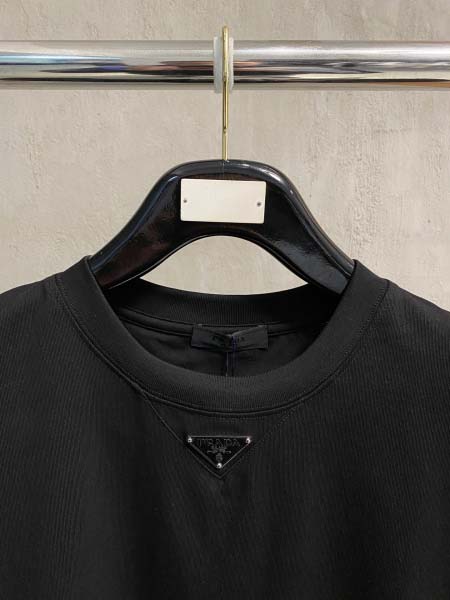 2026年3月19日春夏新作Prada半袖 tシャツ原版復刻高級素材/A5工場
