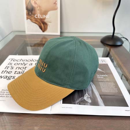 2026年3月22日入荷早春新作 Miumiu帽子／野球帽ファッション/誕生日プレゼント/贈り物 HT工場