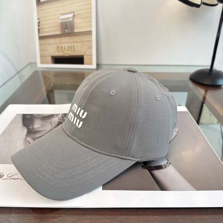 2026年3月22日入荷早春新作MiuMiu帽子／野球帽ファッション/誕生日プレゼント/贈り物 HT工場