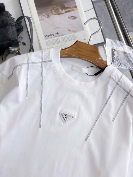 2026年3月28日入荷新作Prada半袖Tシャツ春夏高品質超厳選★入手困難/LD工場