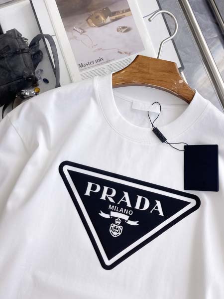 2026年3月28日入荷新作Prada半袖Tシャツ春夏高品質超厳選★入手困難/LD工場