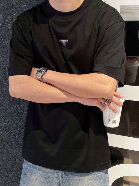 2026年3月28日入荷新作Prada半袖Tシャツ春夏高品質超厳選★入手困難/LD工場