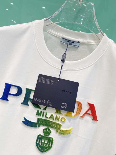 2026年3月30日入荷新作Prada半袖Tシャツ春夏高品質超厳選★入手困難/LD工場