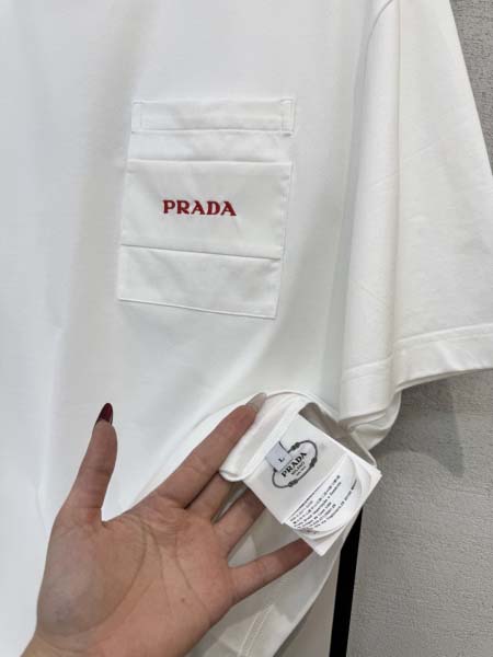 2026年3月30日入荷新作Prada半袖Tシャツ春夏高品質超厳選★入手困難/LD工場