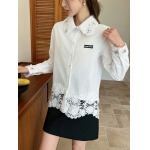 2026年3月6日入荷早春新作 Miumiuシャツファッション/誕生日プレゼント/贈り物 can工場