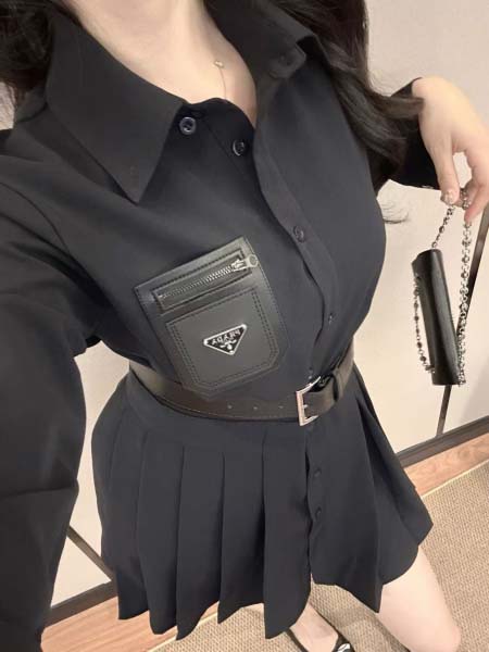 2026年3月6日入荷早春新作Pradaワンピース女性用ファ...