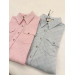 2026年3月6日入荷早春新作Gucciデニムシャツ女性用ファッション/誕生日プレゼント/贈り物 can工場