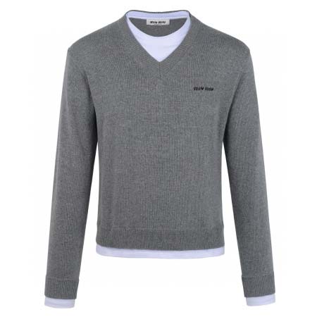 2026年3月13日新作MiuMiuセーター原版復刻人気商品...