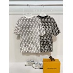 2026年3月17日新作FENDI半袖 tシャツ人気商品/誕生日プレゼント/FF工場