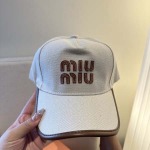 2026年3月22日入荷早春新作MiuMiu帽子／野球帽ファッション/誕生日プレゼント/贈り物 HT工場