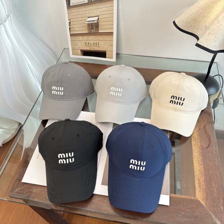 2026年3月22日入荷早春新作MiuMiu帽子／野球帽ファ...