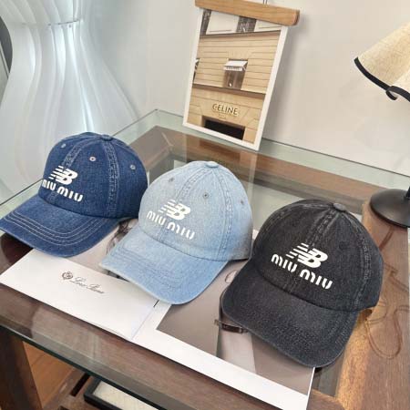 2026年3月22日入荷早春新作Miumiu帽子／野球帽ファ...