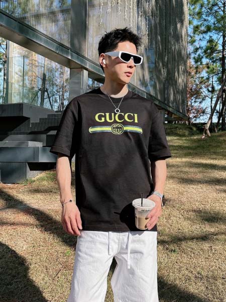 2026年3月28日入荷新作GUCCI半袖Tシャツ春夏高品質...