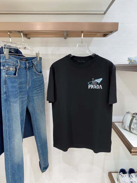 2026年3月28日入荷新作Prada半袖Tシャツ春夏高品質...