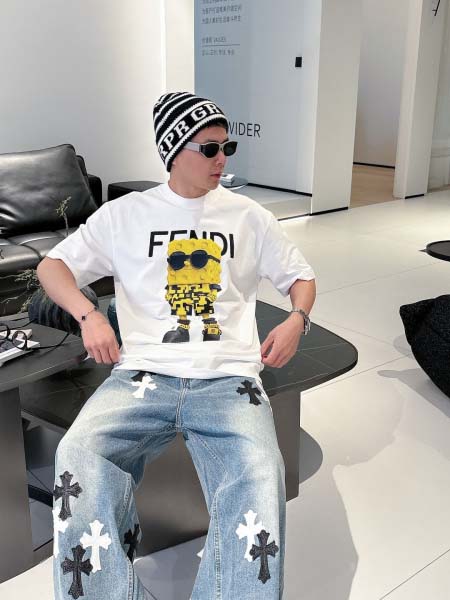 2026年3月29日入荷新作Fendi半袖Tシャツ春夏高品質...