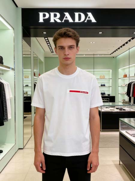 2026年3月31日入荷新作Prada半袖Tシャツ春夏高品質...