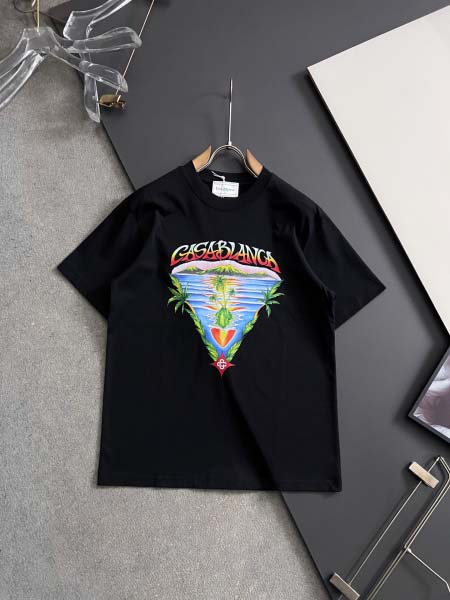 2026年4月7日入荷春夏新作Casablanca半袖 上下高級なプレゼント/誕生日プレゼント/高品質/メンツ/記念品/ wenzhou工場