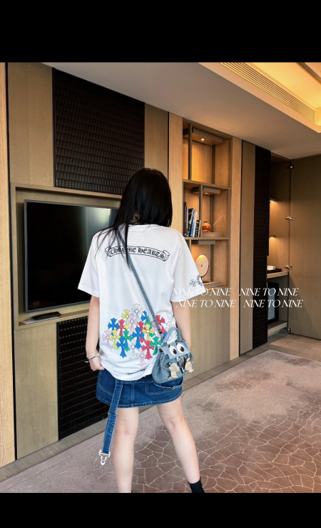 2026年4月14日春夏入荷新作Chrome Hearts短袖Tシャツ人気商品/HJJ工場