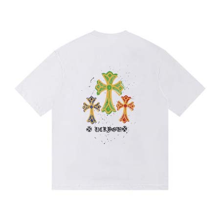 2026年4月14日春夏入荷新作Chrome Hearts短袖Tシャツ人気商品/HJJ工場