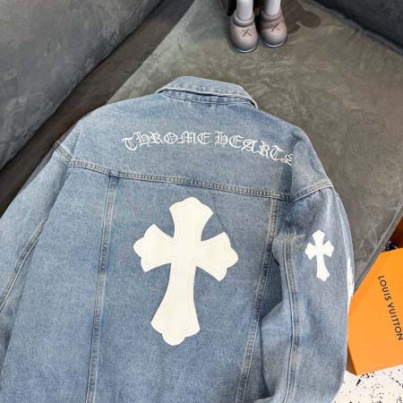 2026年4月15日新作Chrome Heartsジャケット高品質/誕生日プレゼント/FF工場