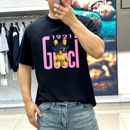 2026年4月16日新作Gucci半袖 tシャツ高品質/誕生日プレゼント/FF工場M-3XL