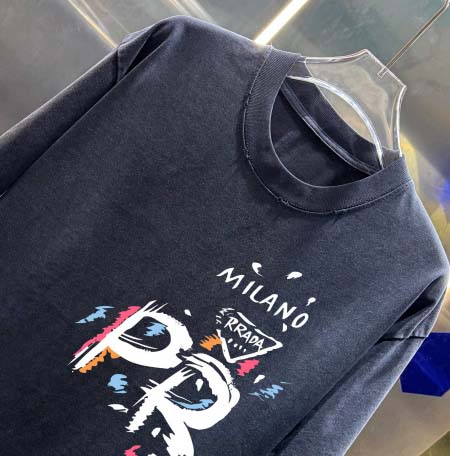 2026年4月23日春夏新作Prada半袖 tシャツ高品質/誕生日プレゼント/FF工場