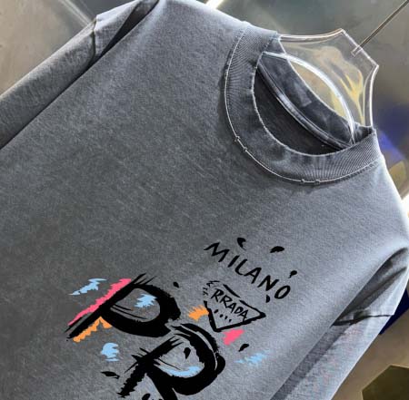 2026年4月23日春夏新作Prada半袖 tシャツ高品質/誕生日プレゼント/FF工場