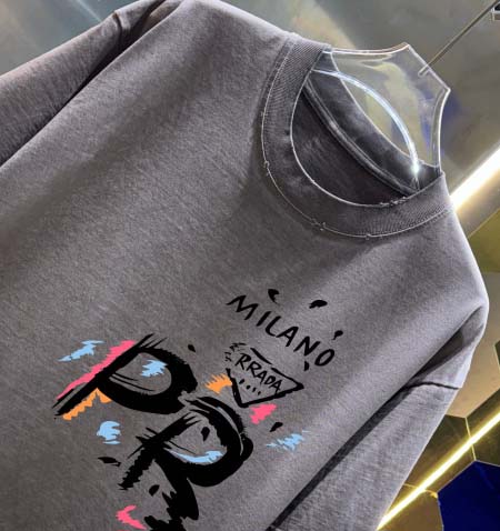 2026年4月23日春夏新作Prada半袖 tシャツ高品質/誕生日プレゼント/FF工場