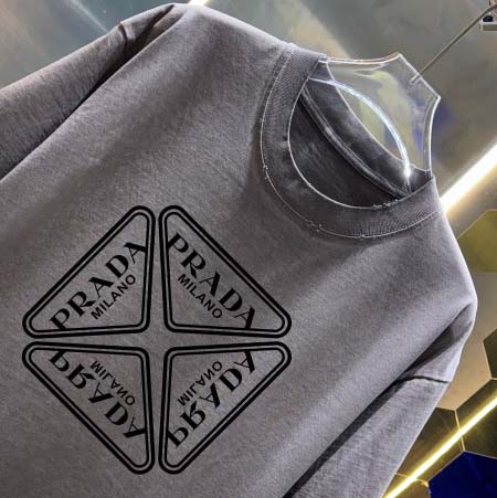 2026年4月23日春夏新作Prada半袖 tシャツ高品質/誕生日プレゼント/FF工場