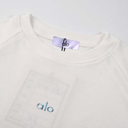 2026年4月23日春夏新作Alo 女性用半袖 tシャツ高品質/誕生日プレゼント/FF工場