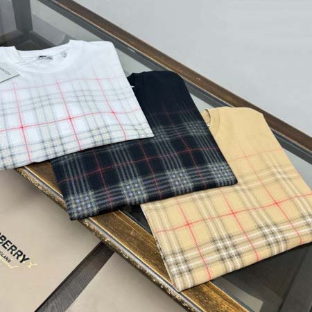 2026年4月23日春夏新作Burberry半袖 tシャツ/誕生日プレゼント/FF工場