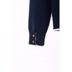 2026年4月2日入荷新作Thom Browneニットフード付きジッパー付きコート高級品/SP工場0 1 2 3 4 5