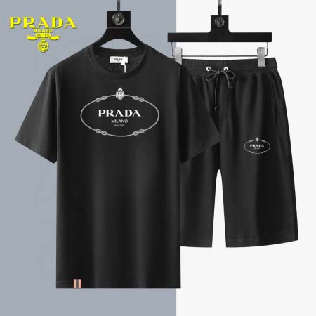 2026年4月3日新作Prada短袖スーツ上下春夏人気商品M...