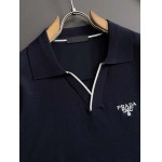 2026年4月7日入荷春夏新作Pradaニットの半袖高級なプレゼント/誕生日プレゼント/高品質/メンツ/記念品/ wenzhou工場