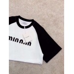 2026年4月11日入荷新作miumiu半袖Tシャツ春夏高品質超厳選★入手困難/B+工場
