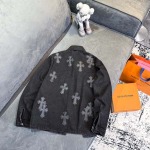 2026年4月15日新作Chrome Heartsジャケット高品質/誕生日プレゼント/FF工場