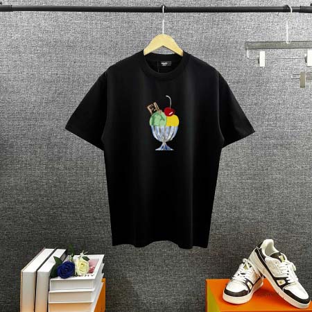 2026年4月19日新作Fendi半袖 tシャツ高品質/誕生...